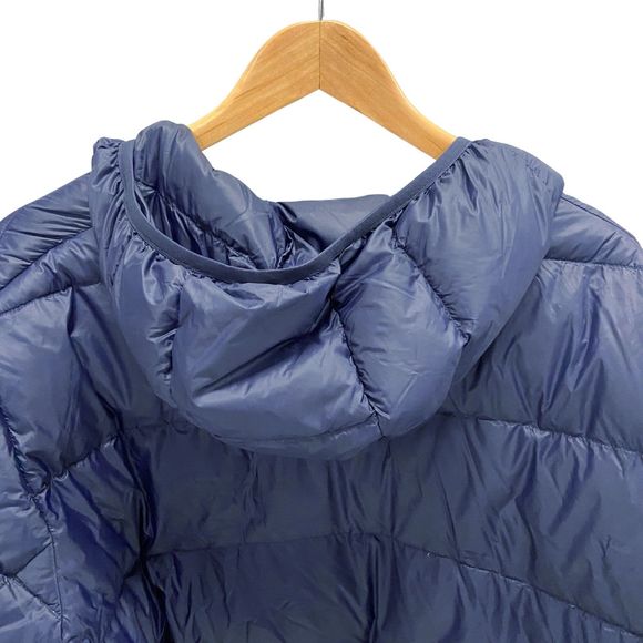 Eddie Bauer | Men’s Wide Channel Hooded Down Jacket EB650, Size XXL, Navy Blue - Picture 9 of 12
